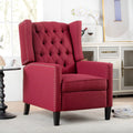 Red Manual Wing Chair Recliner Z294