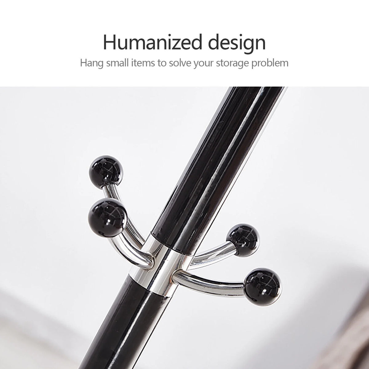 Marble Base Coat Rack with 16 Hooks Y44185