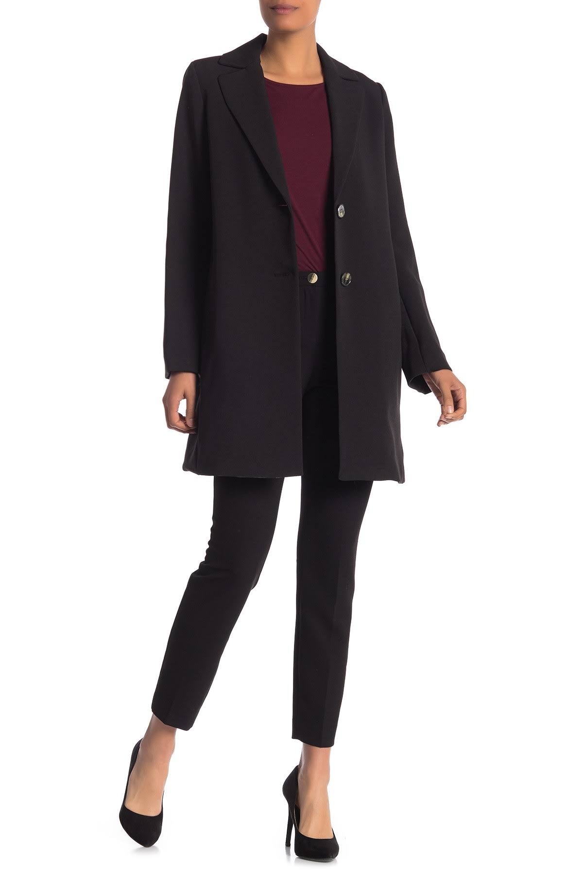 Black Xs Single-Breasted Coat U796272