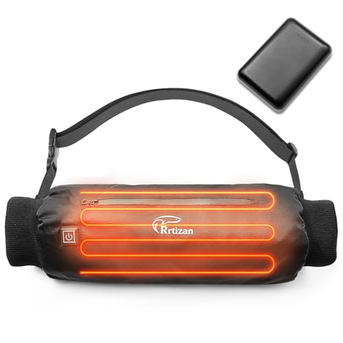 Heated Hand Warmer Pouch with 10000mAh Power Bank, 3 Levels Heating, Waterproof H4157