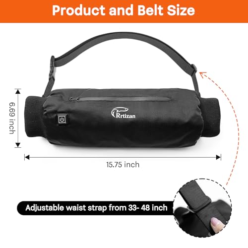 Heated Hand Warmer Pouch with 10000mAh Power Bank, 3 Levels Heating, Waterproof H4157