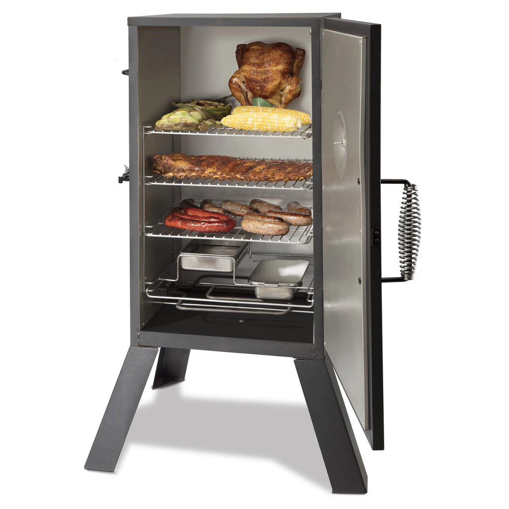30-inch Vertical Analog Electric Outdoor Smoker, Black E5312