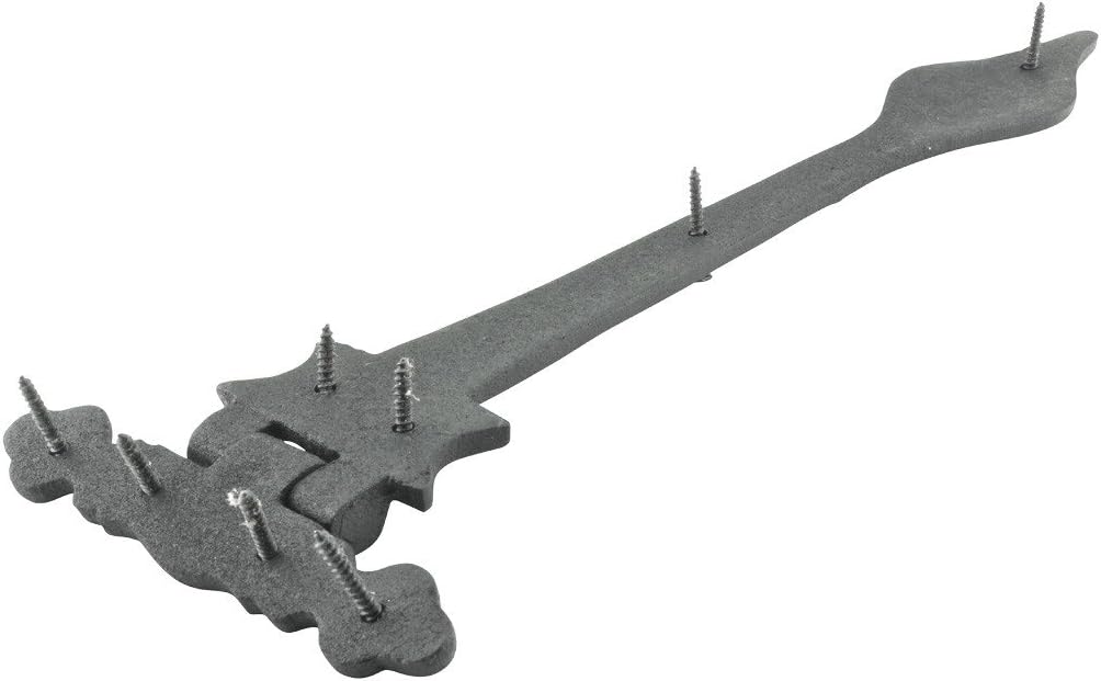Black Wrought Iron Door Hinge 11.25 Long Pack of 4 K4895