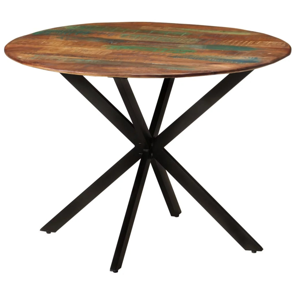 Solid Wood and Steel Dining Table G106642