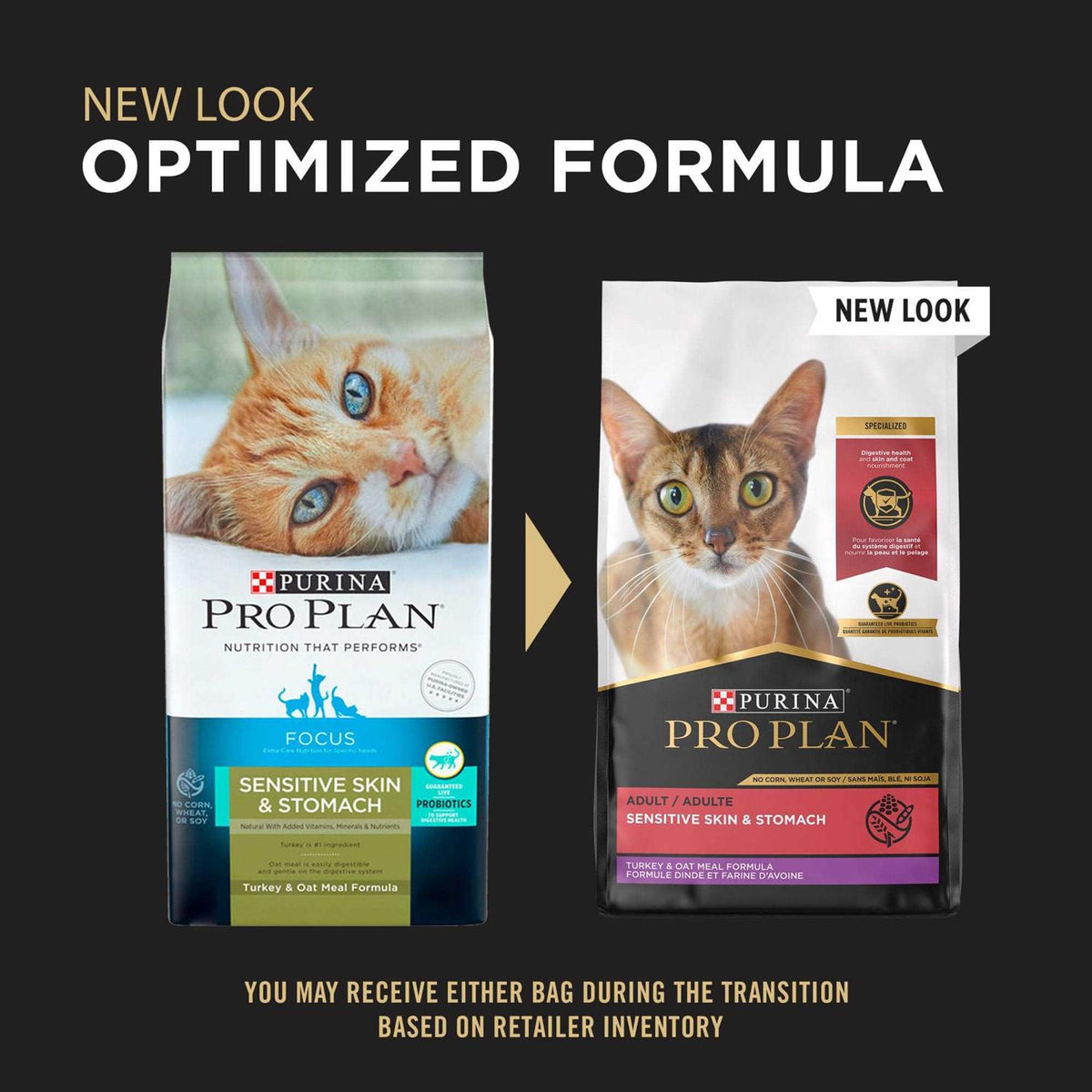 Probiotics Sensitive Skin & Stomach Natural Dry Cat Food H618