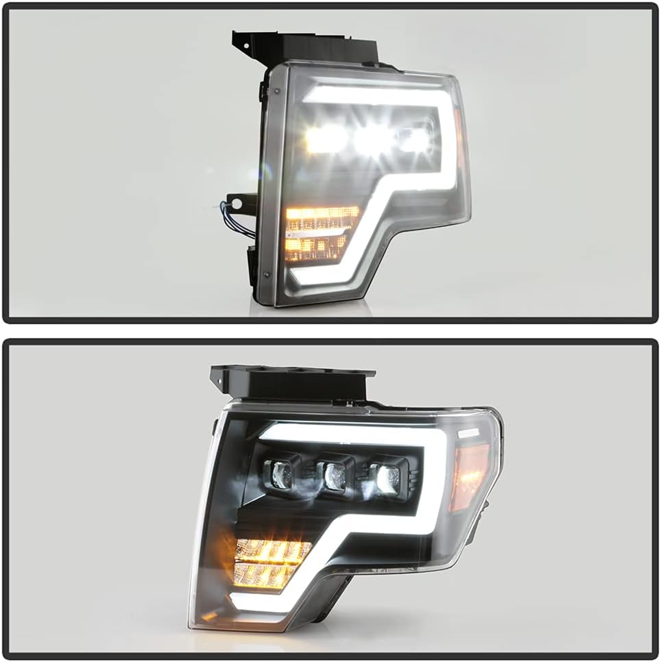 Pair of Full LED Projector Headlights for Ford F 150 Pickup U92403