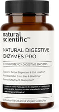 Plant-Based Digestive Enzymes with Probiotics and Prebiotics 60 Capsules O695489