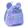 Purple Sequin Mini Backpack D254