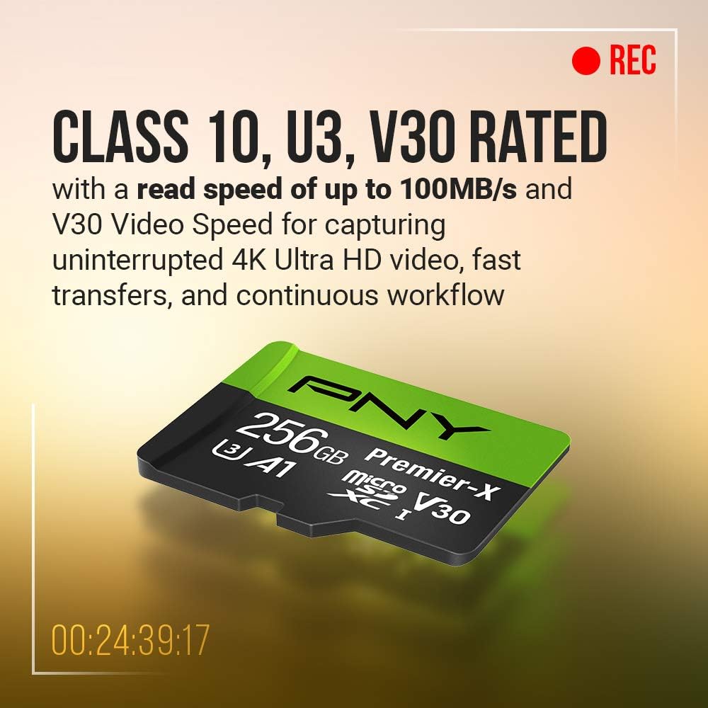 512GB Class 10 U3 V30 microSDXC Flash Memory Card H155