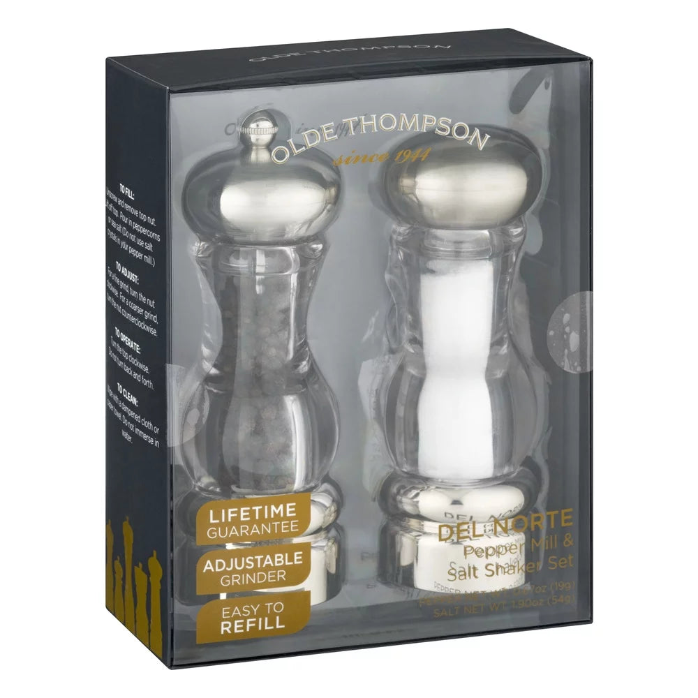 Acrylic Salt and Pepper Mill Set S820642