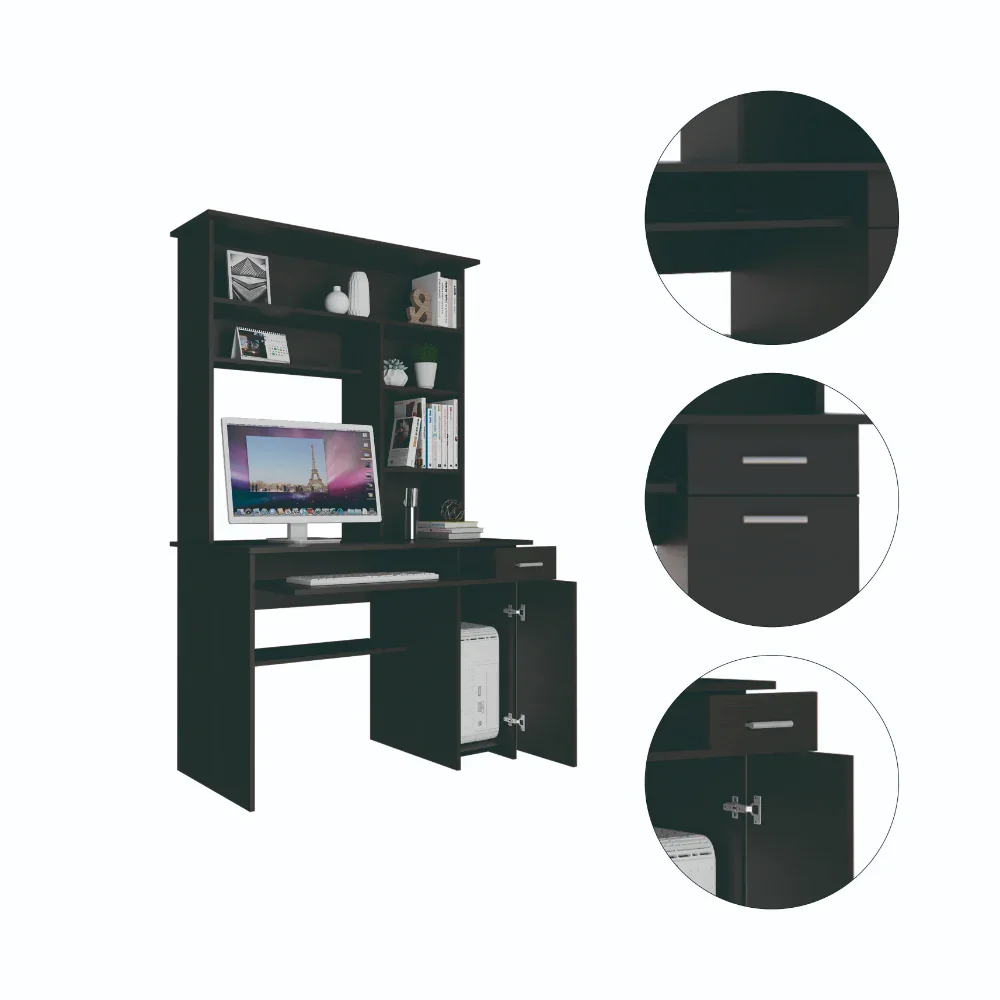 Modern Black Wengue Desk Z4559