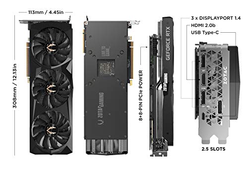 11GB GDDR6 352-bit Gaming Graphics Card R375076
