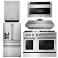 48 Propane Dual Fuel Range, Range Hood, Refrigerator, Dishwasher, Microwave G662981