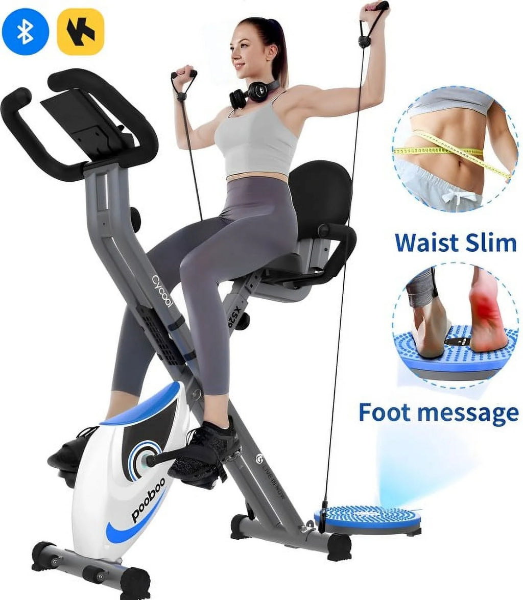 Folding Exercise Bike 300 lbs H966