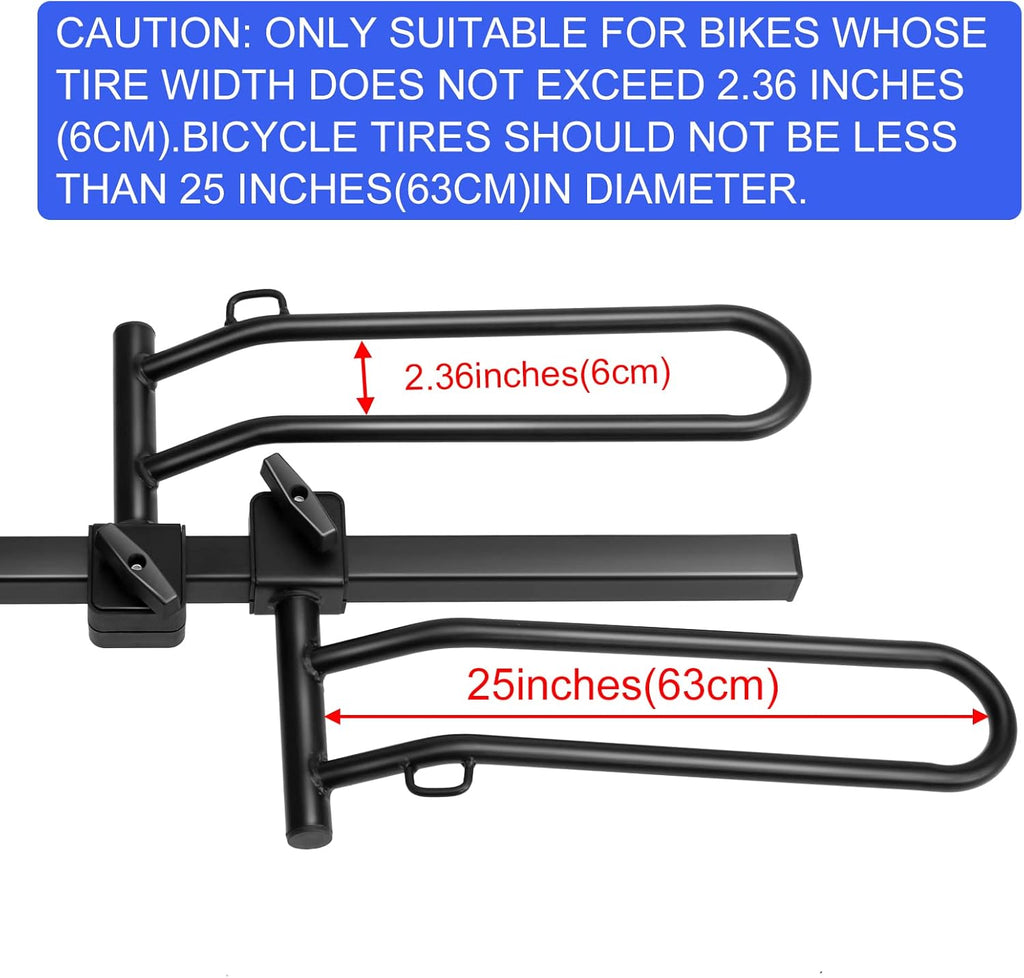 Foldable 4 Tray Hitch Mount Bike Rack H210