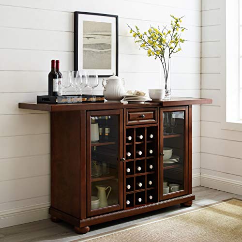 Black Sliding Top Bar Cabinet A4482