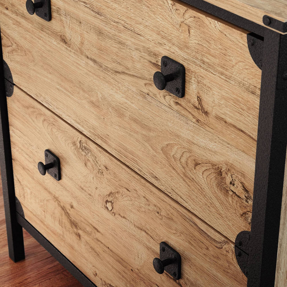 Milled Mesquite 2-Drawer Lateral File Cabinet E877