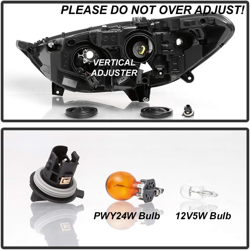 Ford Fusion Projector Headlight Assembly Right Passenger Side B491