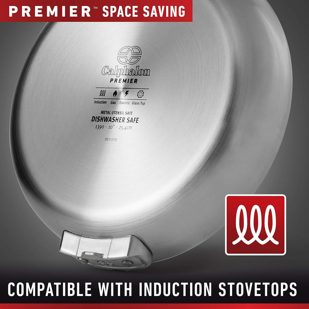 10-Piece Stainless Steel Cookware Set F55721