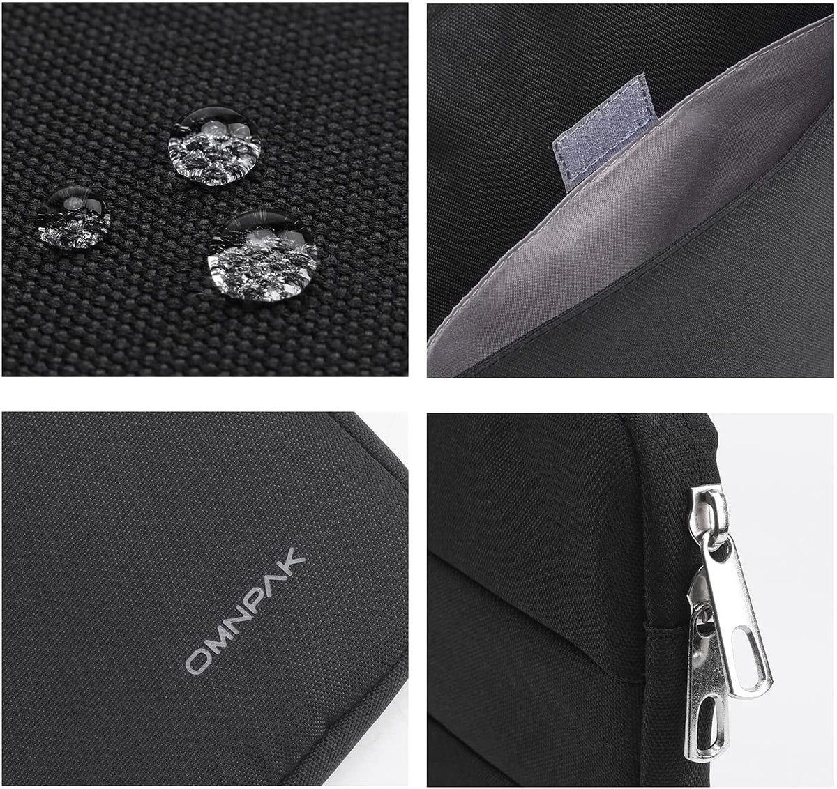 Waterproof Laptop Sleeve Case with Side Handle Strap Z566627
