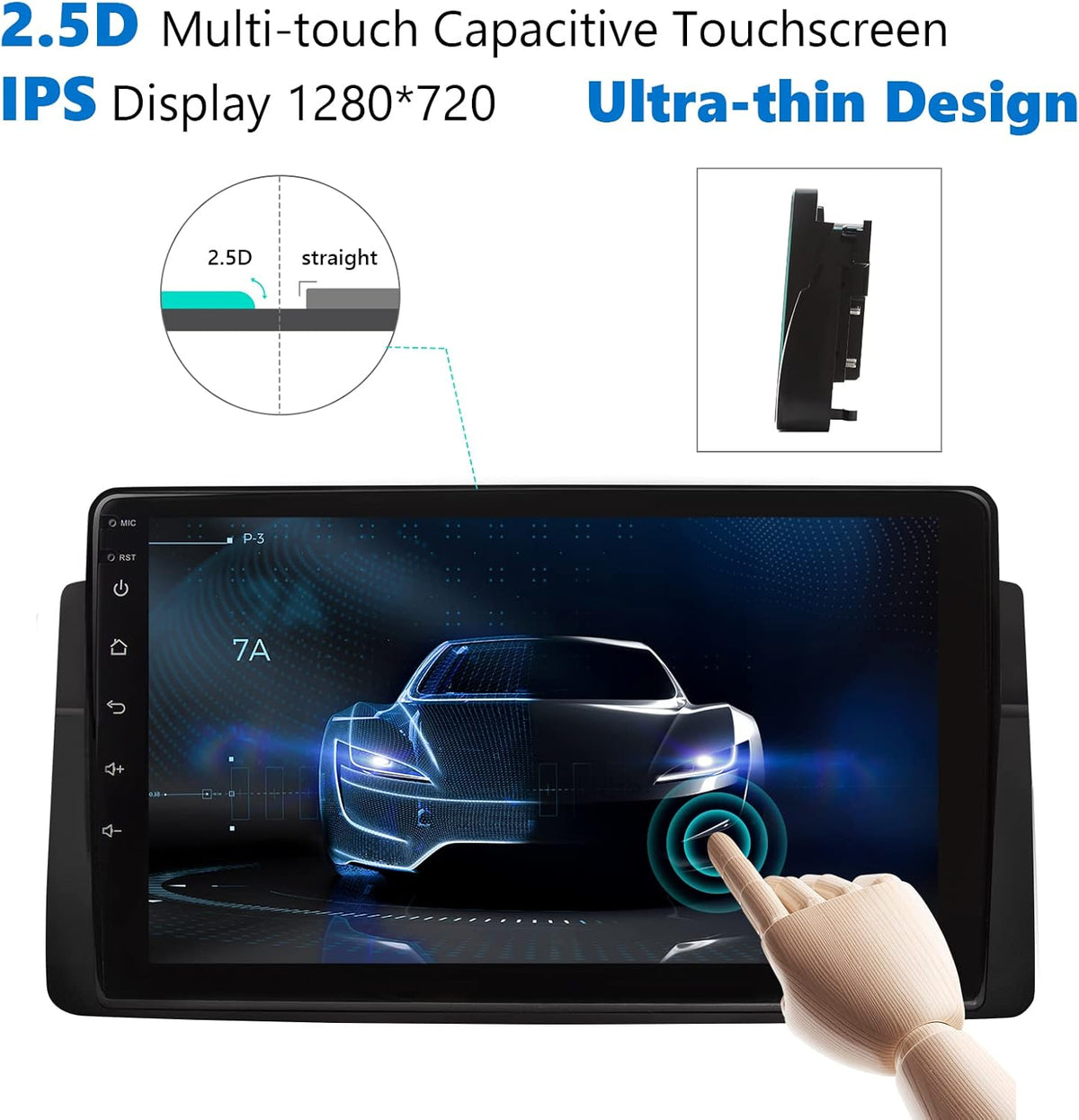 9 Inch Car Stereo Receiver with Bluetooth 5.0 Z70472