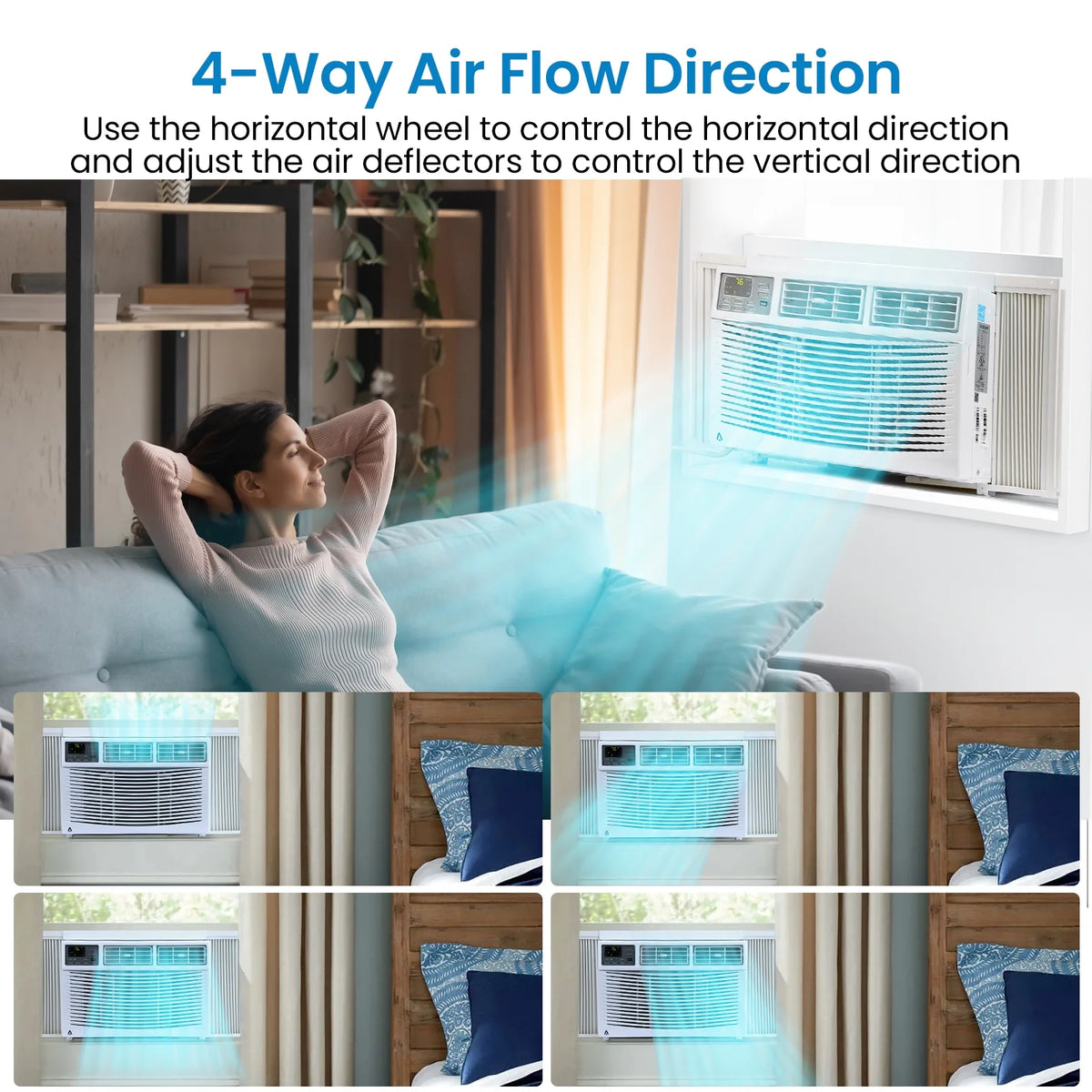 8000 BTU Smart Window Air Conditioner Y8827