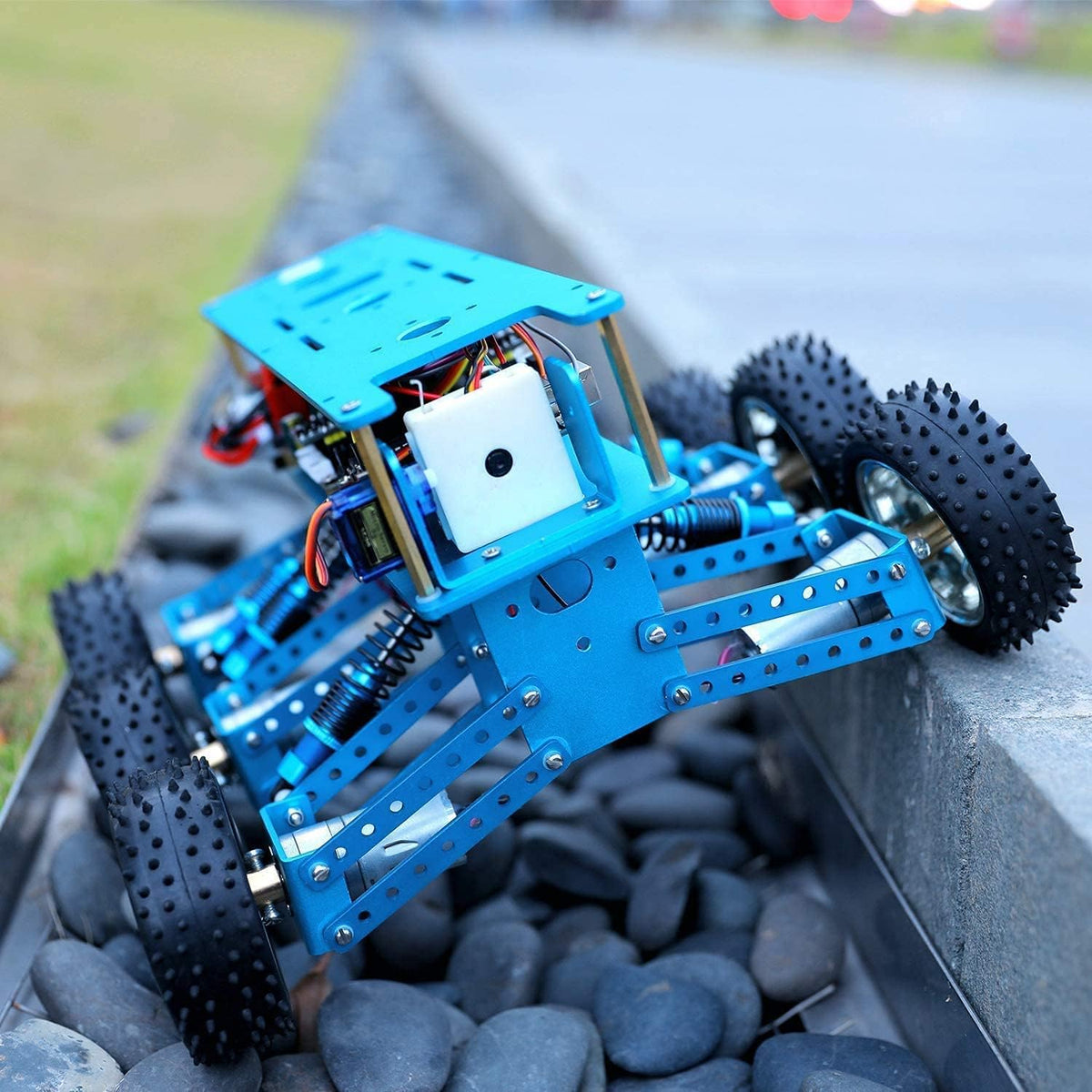 6WD Robot Kit with Camera DIY Programmable RC Car S7928