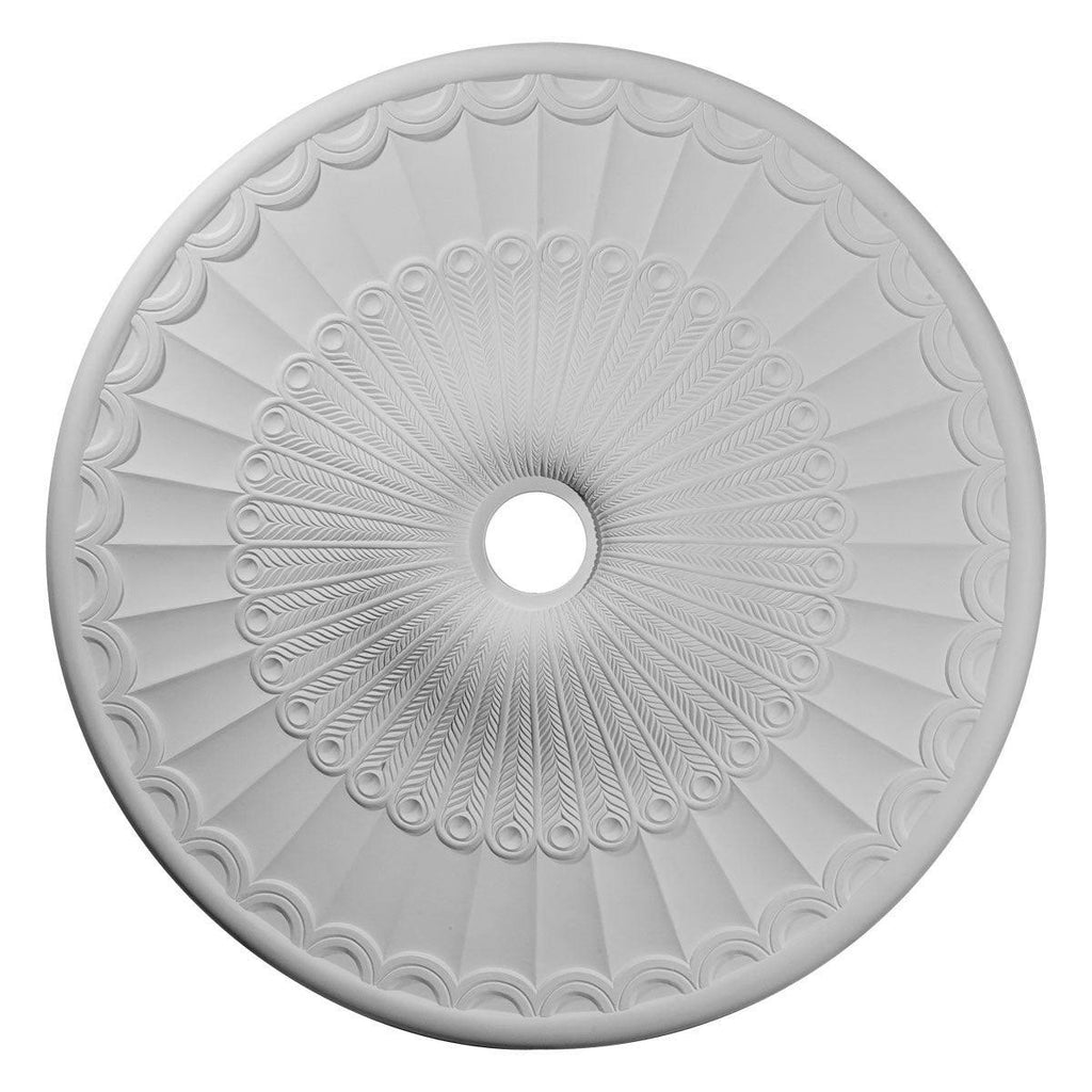 Hand-Painted Pewter Ceiling Medallion L886