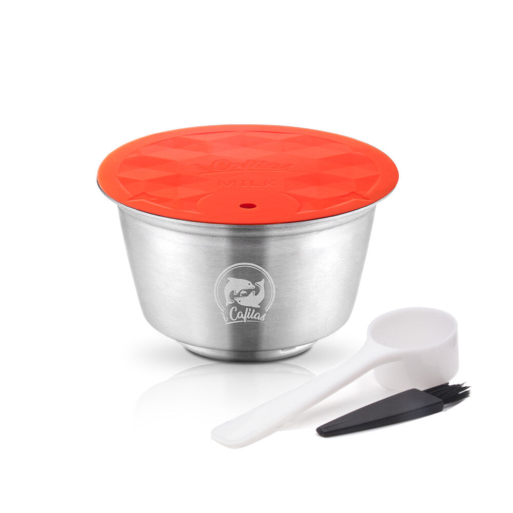 Reusable Stainless Steel Milk Capsule Compatible with Dolce Gusto M5111