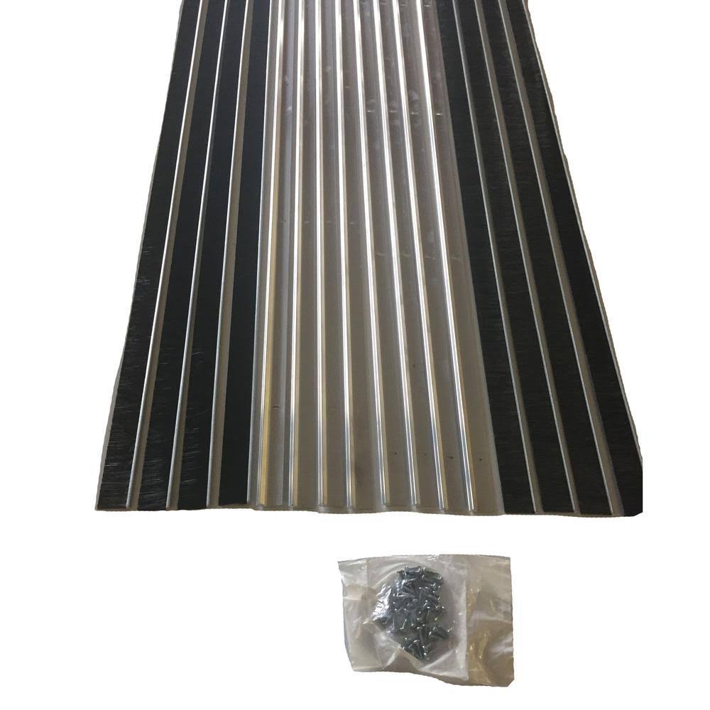 Garage Door Brush Weather Seal with Aluminum Retainer with 1 in. Brush K194