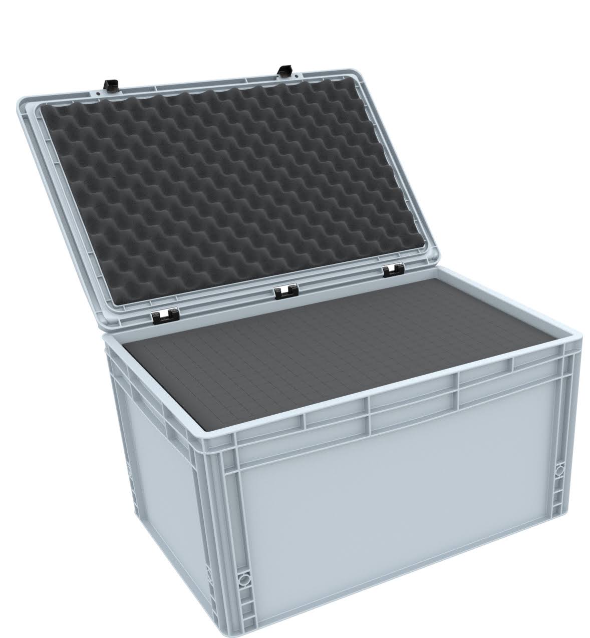 Eurocontainer Case 600 x 400 x 335 mm with Pick and Pluck Foam H6184