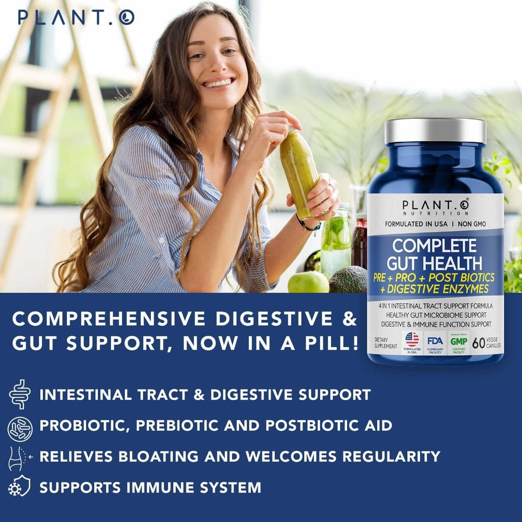 4-in-1 Prebiotic Probiotic & Postbiotic 60 capsules N466