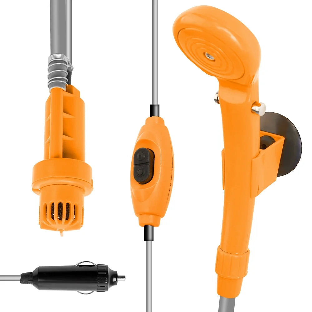 Folding Bucket Electric Camping Shower Kit Z812