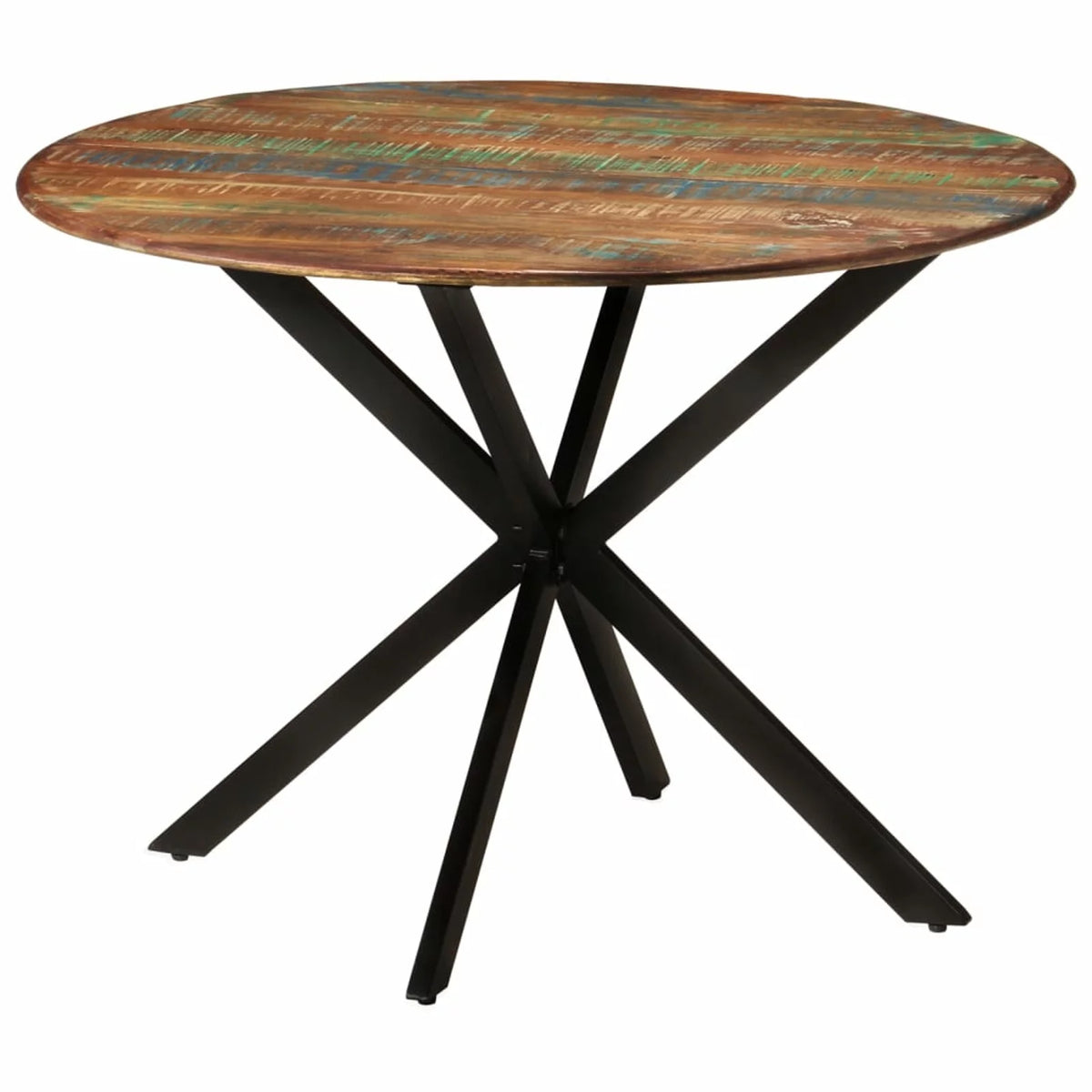 Solid Wood and Steel Dining Table G106642