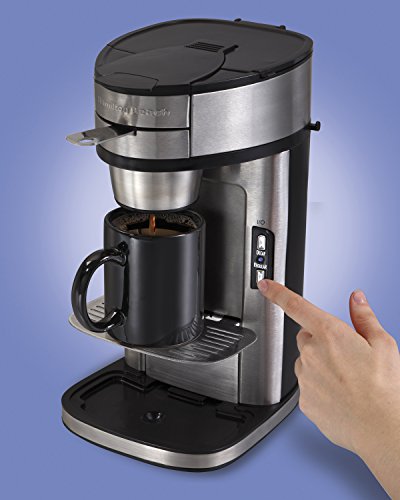 Single Serve Coffee Maker, Stainless Steel W76074