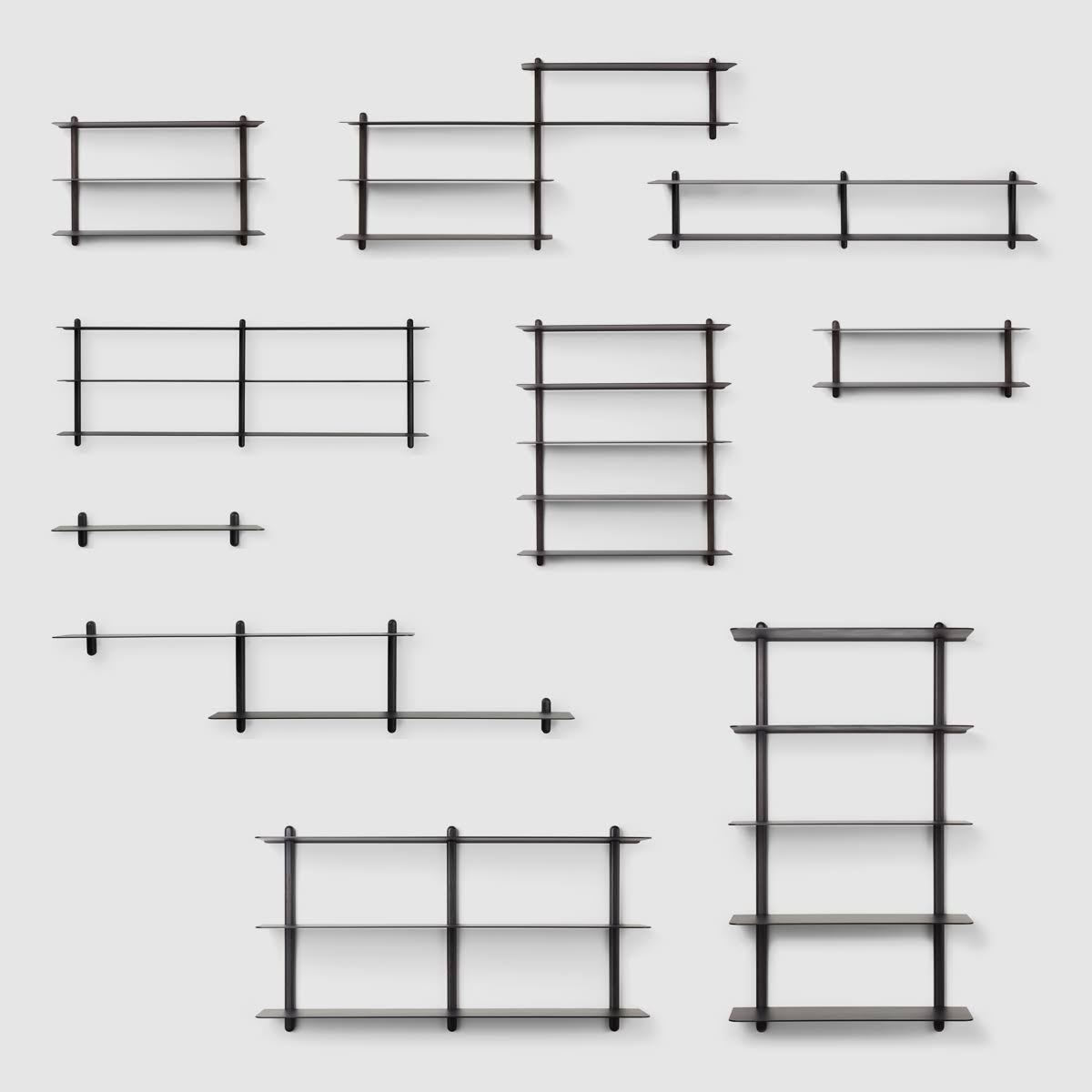 Black Wall Shelf J872