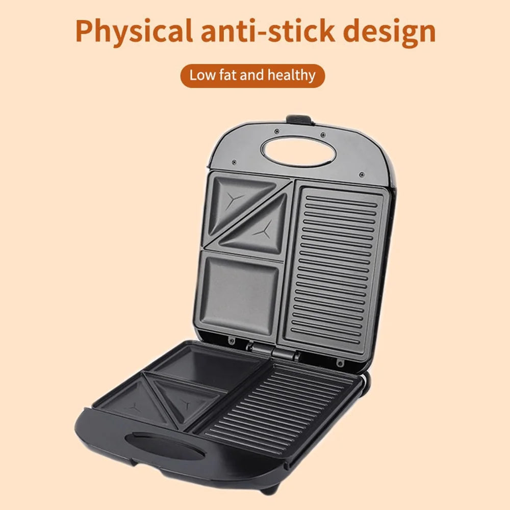 1400W Non-Stick Electric Grill Waffle Maker E4679