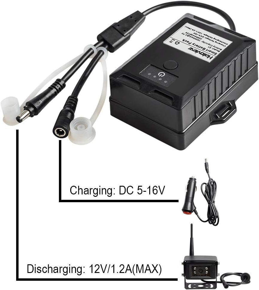 Smart Battery Pack for Backup Camera Systems Pack of 2 H6758