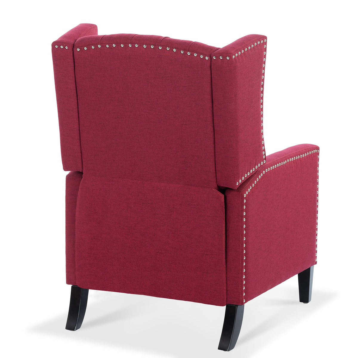Red Manual Wing Chair Recliner Z294