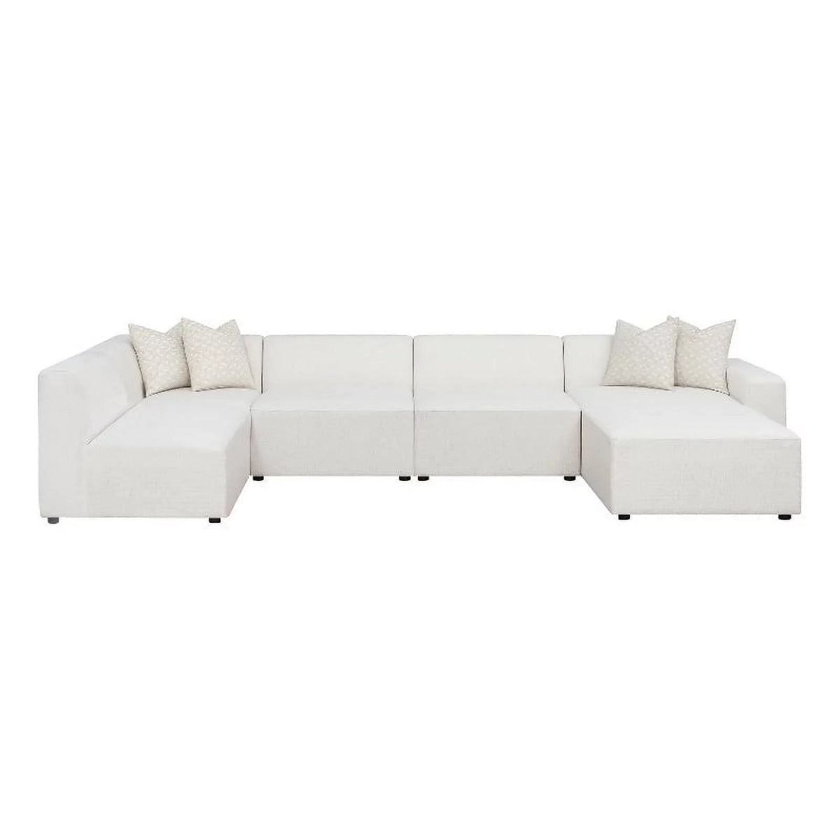 6-piece Fabric Upholstered Modular Sectional V77588