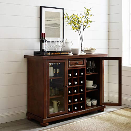 Black Sliding Top Bar Cabinet A4482