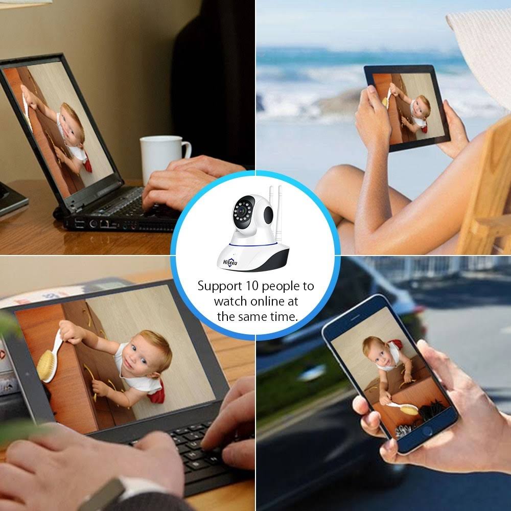1080p Wireless WiFi Pan Tilt HD IP Camera J2526