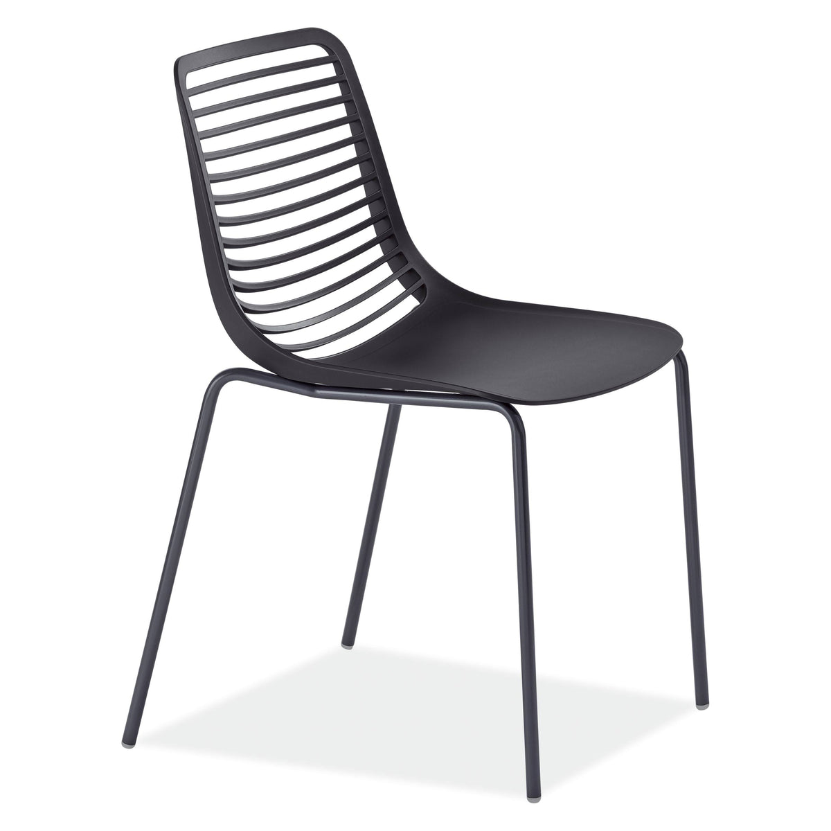 Modern Mini Patio Side Chair in Blue W523