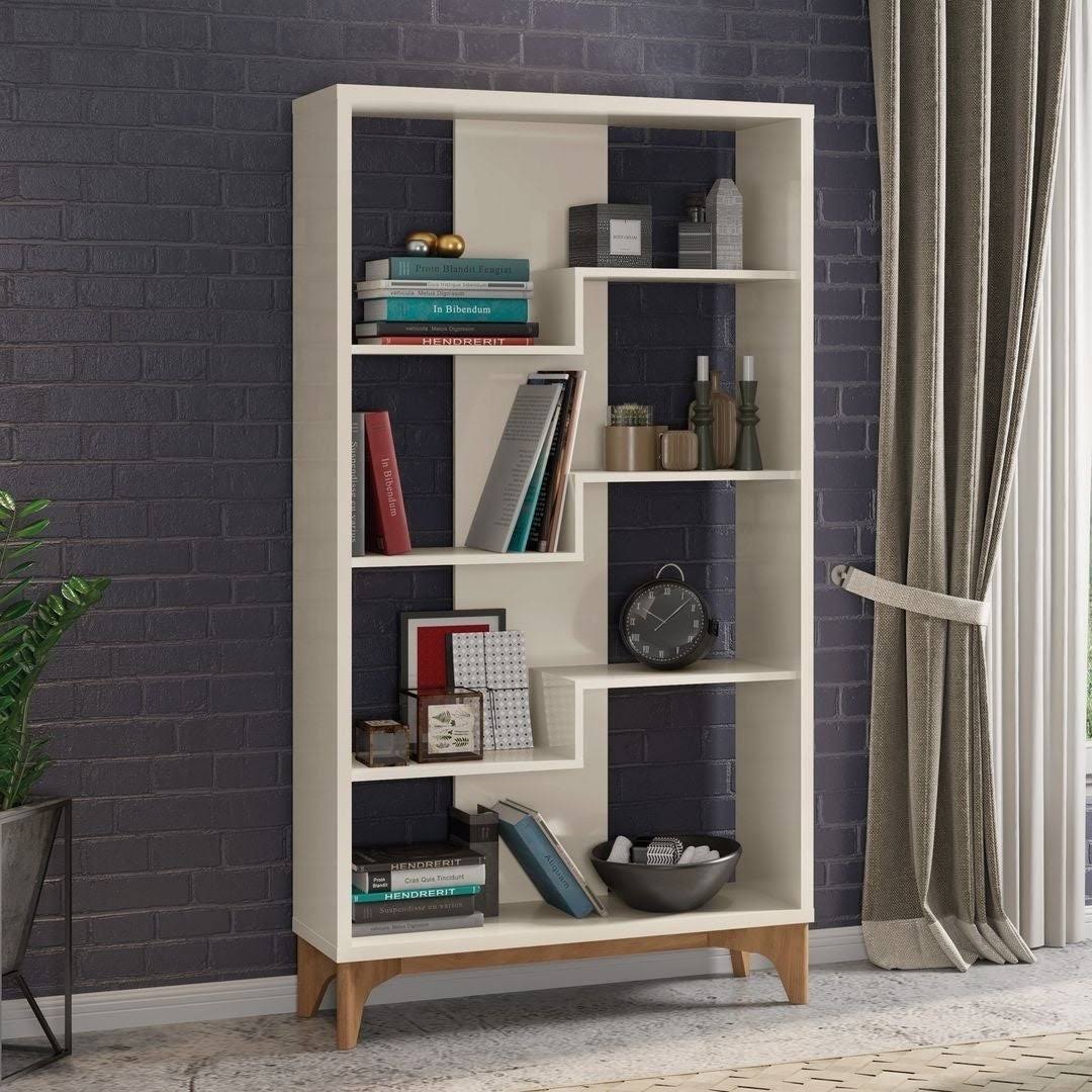 Grey Bookcase W256534