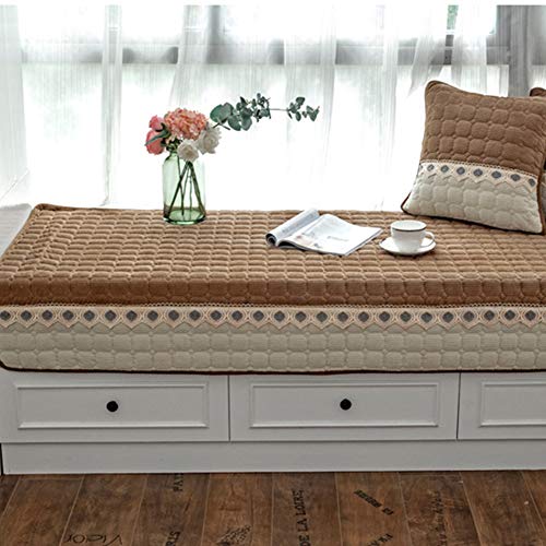 Gray 27.55 x 59.05 inches Window Cushion Seat I177310