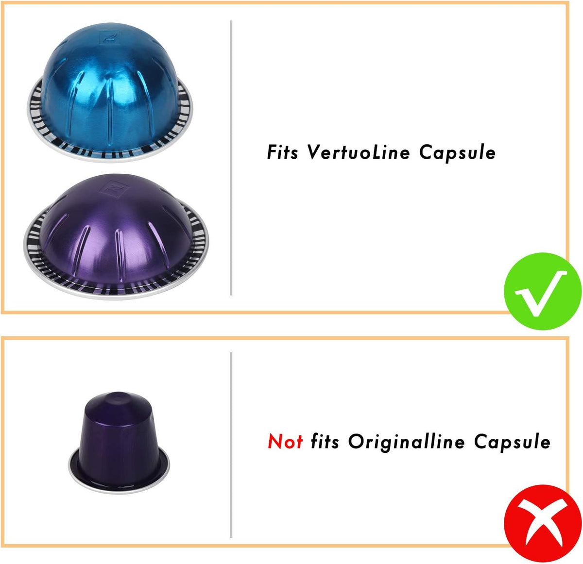 Reusable Aluminum Foil Seals Kit for Nespresso Vertuoline Capsules N891