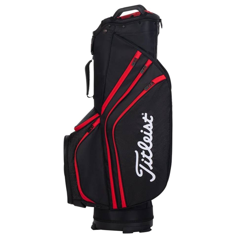 Black/Black/Red Lightweight Golf Bag T321