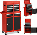 5 Drawer Rolling Tool Chest Cabinet with Wheels and Locking System D4798