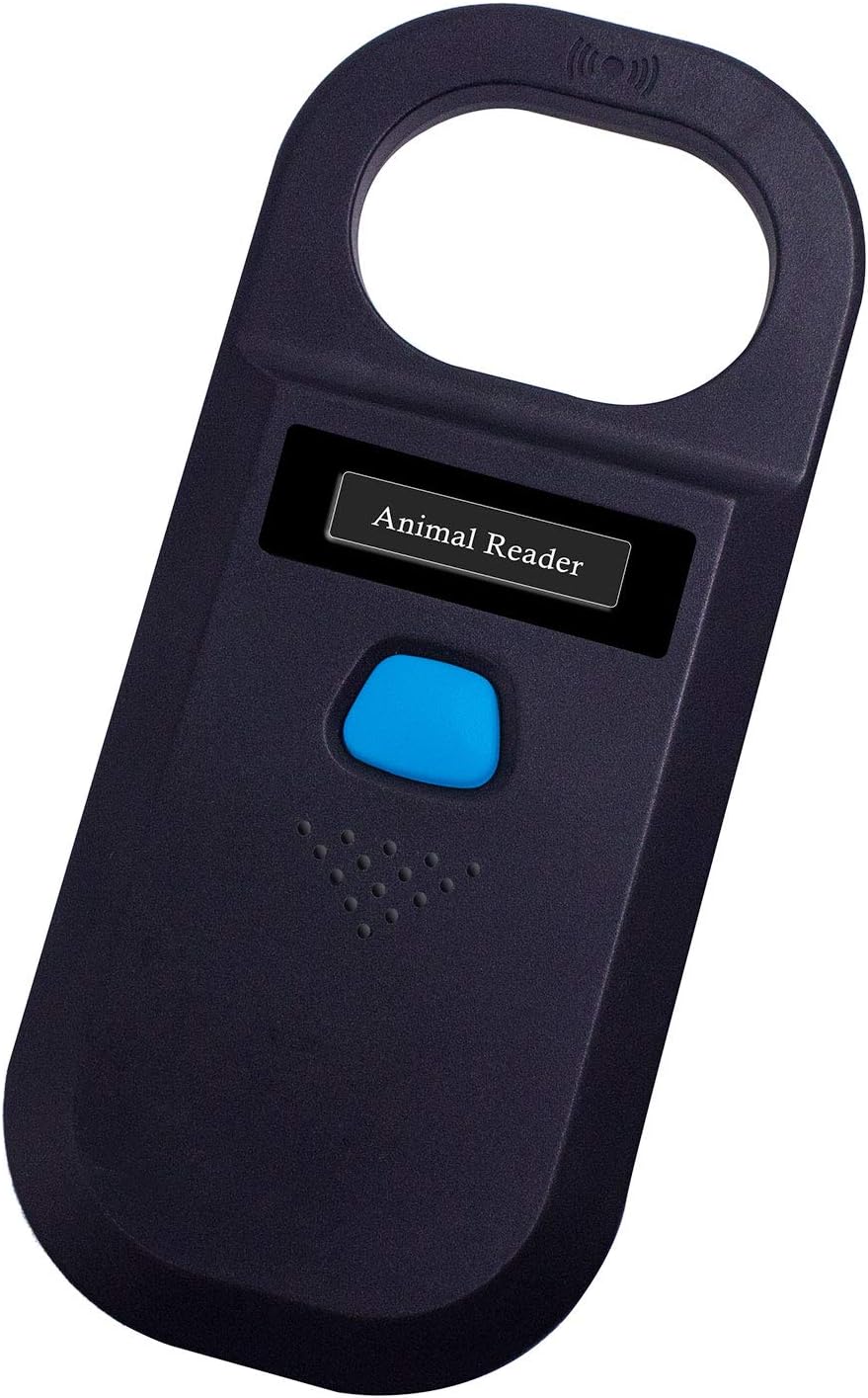 Handheld Pet Microchip Scanner 134.2kHz/125kHz RFID Reader Black B2034