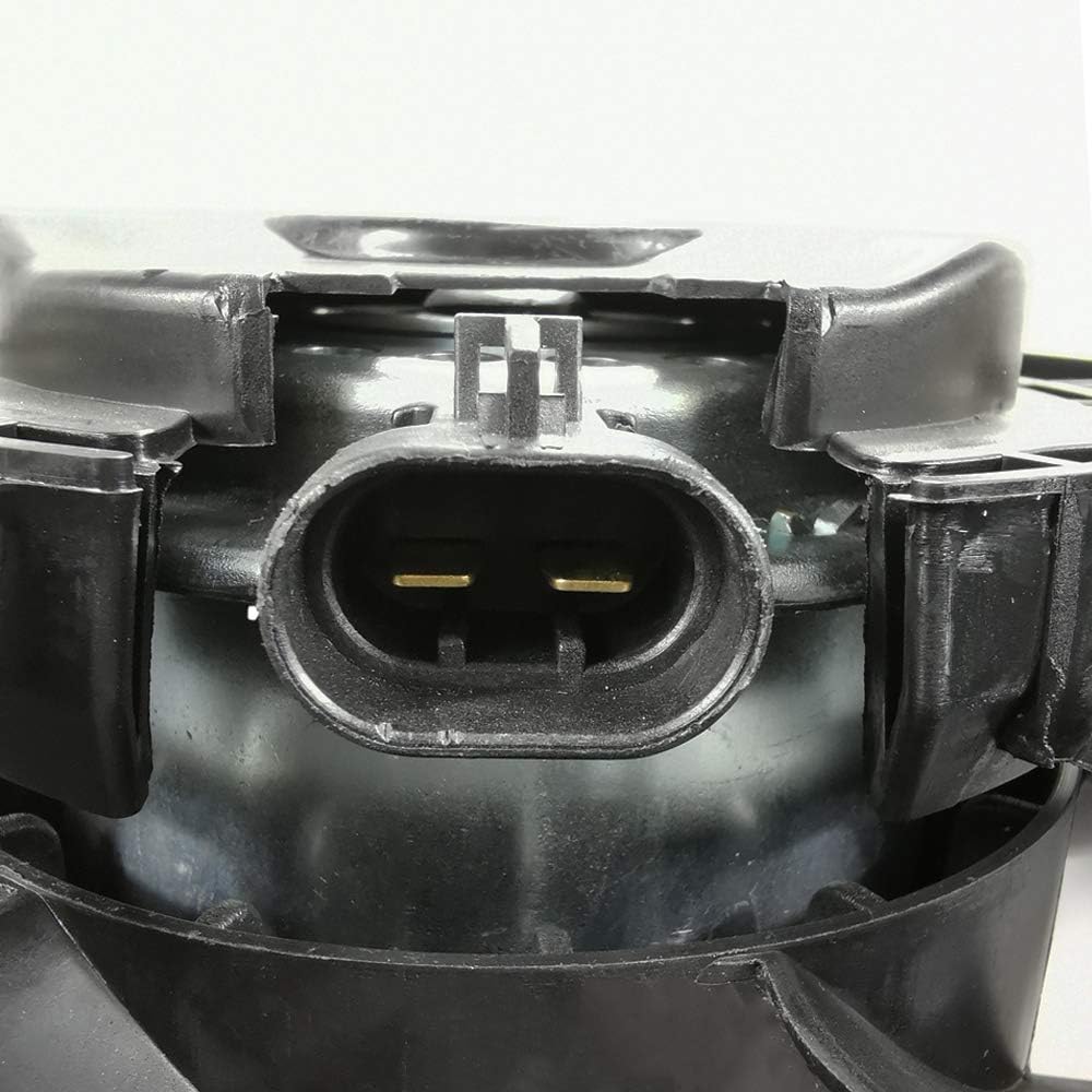 Replacement Engine Radiator Cooling Fan Assembly for Ford Fiesta L4 1.6L 2011-2019 Pack of 2 L37513